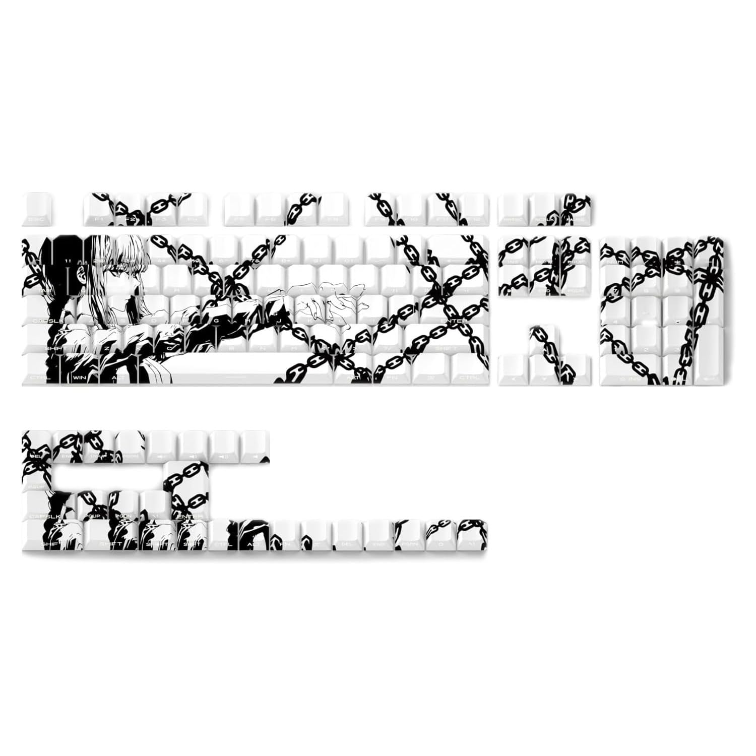 Amazon.co.jp: HUIFH キーキャップ 130キー カスタム キーキャップ PBT